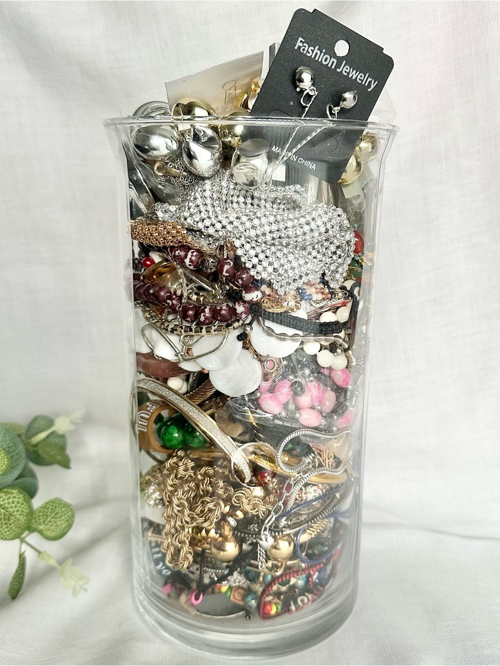 Fashion Jewelry Mixed Necklaces and Charms - Silver, Gold, Pink, White